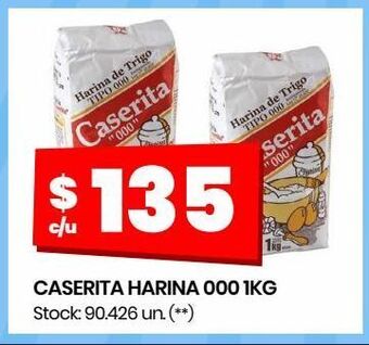 Changomas Caserita harina 000 oferta
