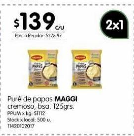 Jumbo Puré de papas maggi 125g oferta