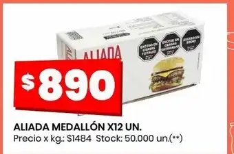 Changomas Aliada medallón x12 un oferta