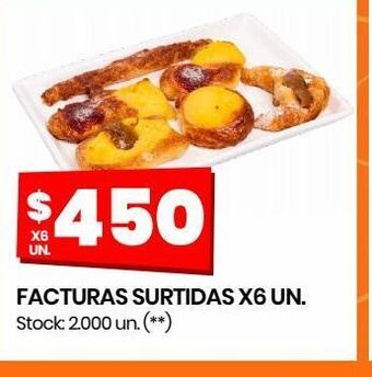 Changomas Facturas surtidas x6 un. oferta