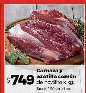Disco Carnaza y azotillo común de novillito x kg oferta