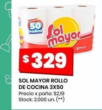 Changomas Sol mayor rollo de cocina oferta