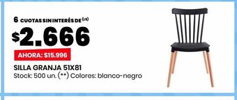 Changomas Silla granja 51x81 oferta