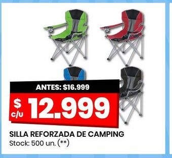 Changomas Silla reforzada de camping oferta