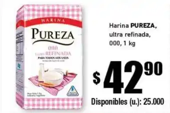Cooperativa Obrera Pureza Harina 1kg oferta