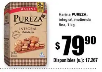 Cooperativa Obrera Pureza Harina integral, molienda fina 1kg oferta