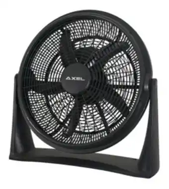 Megatone Ventilador turbo axel ax-tp20 negro 80w 220v 5 aspas oferta