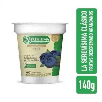 Supermercados Comodin Yogur la serenisima batido con arandano descrem 140gr oferta
