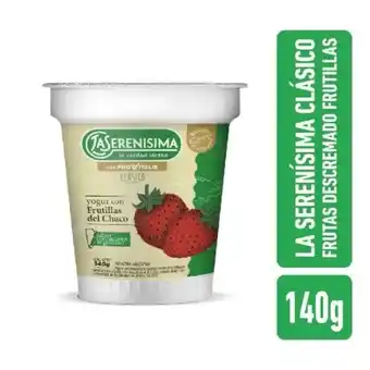Supermercados Comodin Yogur la serenisima batido con frutilla descrem 140gr oferta