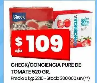 Changomas Check conciencia pure de tomate oferta