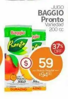 Jugo baggio pronto