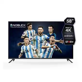 Tio Musa Smart tv led 58 noblex db58x7500 4k android tv google play oferta