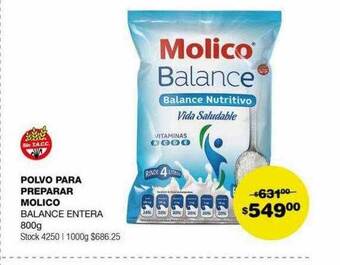 Atomo Conviene Polvo para preparar molico balance entera oferta