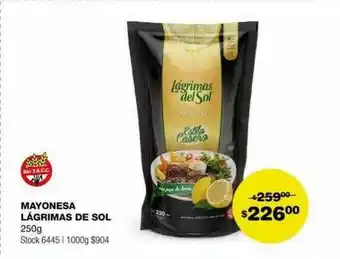 Atomo Conviene Mayonesa lágrimas de sol oferta