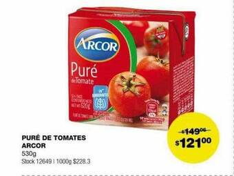 Atomo Conviene Puré de tomates arcor oferta