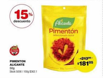 Atomo Conviene Pimenton alicante oferta