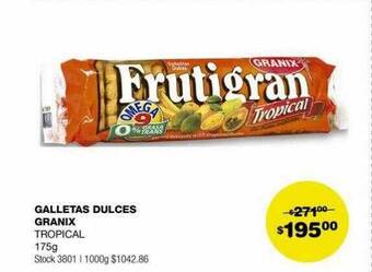 Atomo Conviene Galletas dulces granix oferta