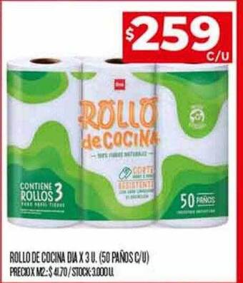 Supermercados DIA Rollo de cocina dia oferta