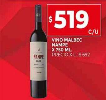 Supermercados DIA Vino malbec nampe oferta