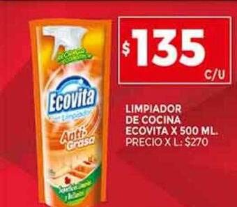 Supermercados DIA Limpiador de cocina ecovita oferta
