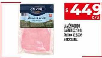 Supermercados DIA Jamón cocido cagnoli oferta
