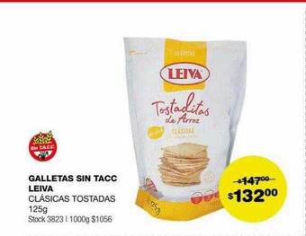 Atomo Conviene Galletas sin tacc leiva oferta
