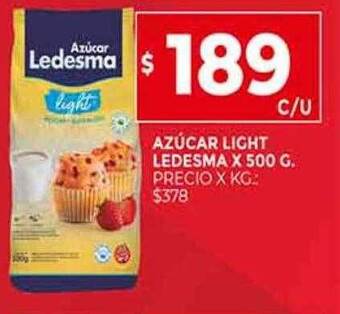 Supermercados DIA Azúcar light ledesma oferta