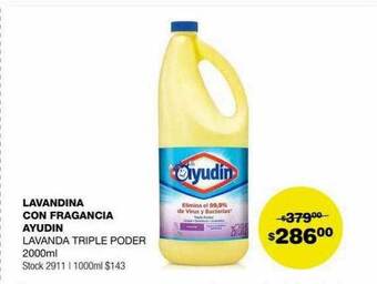 Atomo Conviene Lavandina con fragancia ayudin oferta