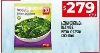 Supermercados DIA Acelga congelada dia oferta
