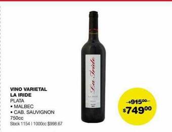 Atomo Conviene Vino varietal la iride oferta