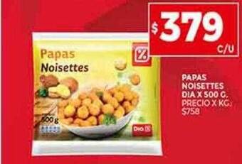Supermercados DIA Papas noisettes dia oferta