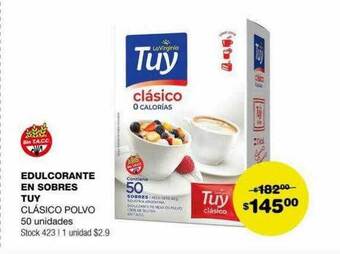 Atomo Conviene Edulcorante en sobres tuy oferta