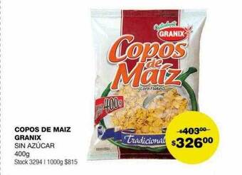Atomo Conviene Copos de maiz granix oferta