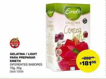 Atomo Conviene Gelatina-light para preparar emeth oferta