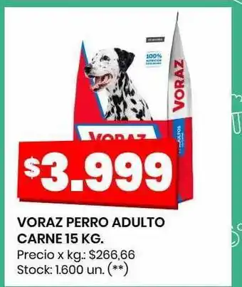 Changomas Voraz perro adulto carne oferta