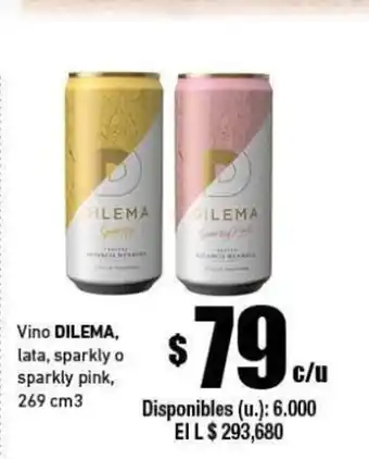 Cooperativa Obrera Dilema Vino, lata, sparkly o sparkly o sparkly pink oferta
