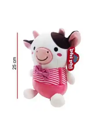 El Mundo del Juguete Peluche vaca canchera 25cm oferta