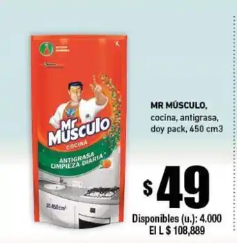 Cooperativa Obrera Mr. Músculo cocina, antigrasa 450 cm3 oferta