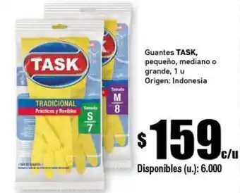 Cooperativa Obrera Task, Guantes pequeño mediano o grande, 1u oferta