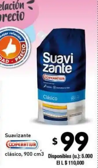 Cooperativa Obrera Suavizante clàsíco, 900cm3 oferta