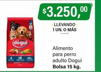 Supermercados Damesco Alimento para perro adulto dogui oferta