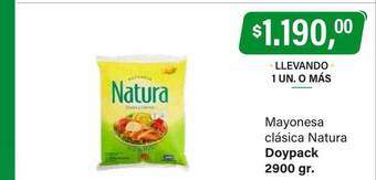 Supermercados Damesco Mayonesa clásica natura oferta