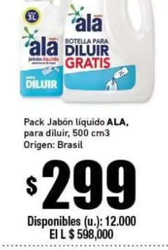Cooperativa Obrera Ala, Pack Jabón Líquido para diluir, 500 cm3 oferta