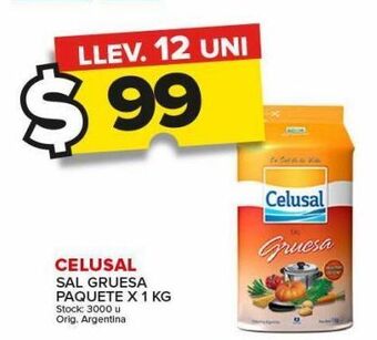 Carrefour Maxi Sal celusal gruesa x 1kg oferta