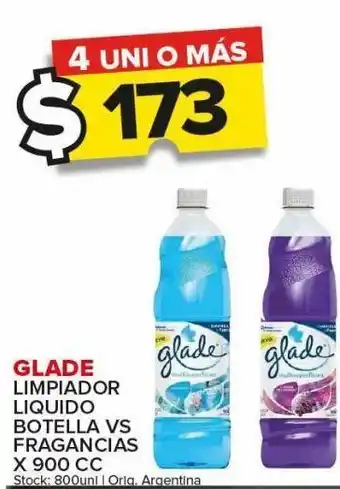 Carrefour Maxi Limpiador líquido glade vs fragancias x 900cc oferta