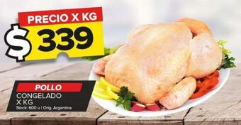 Carrefour Maxi Pollo congelado kg oferta