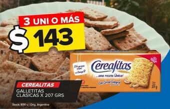 Carrefour Maxi Galletas cerealitas clásicas x 207g oferta