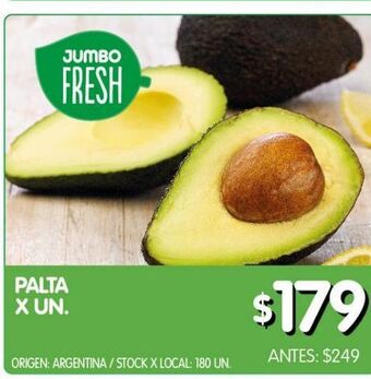 Jumbo Palta x un oferta