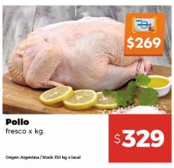 Disco Pollo fresco x kg oferta
