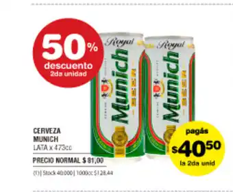 Atomo Conviene Munich Cerveza Lata x 473cc oferta
